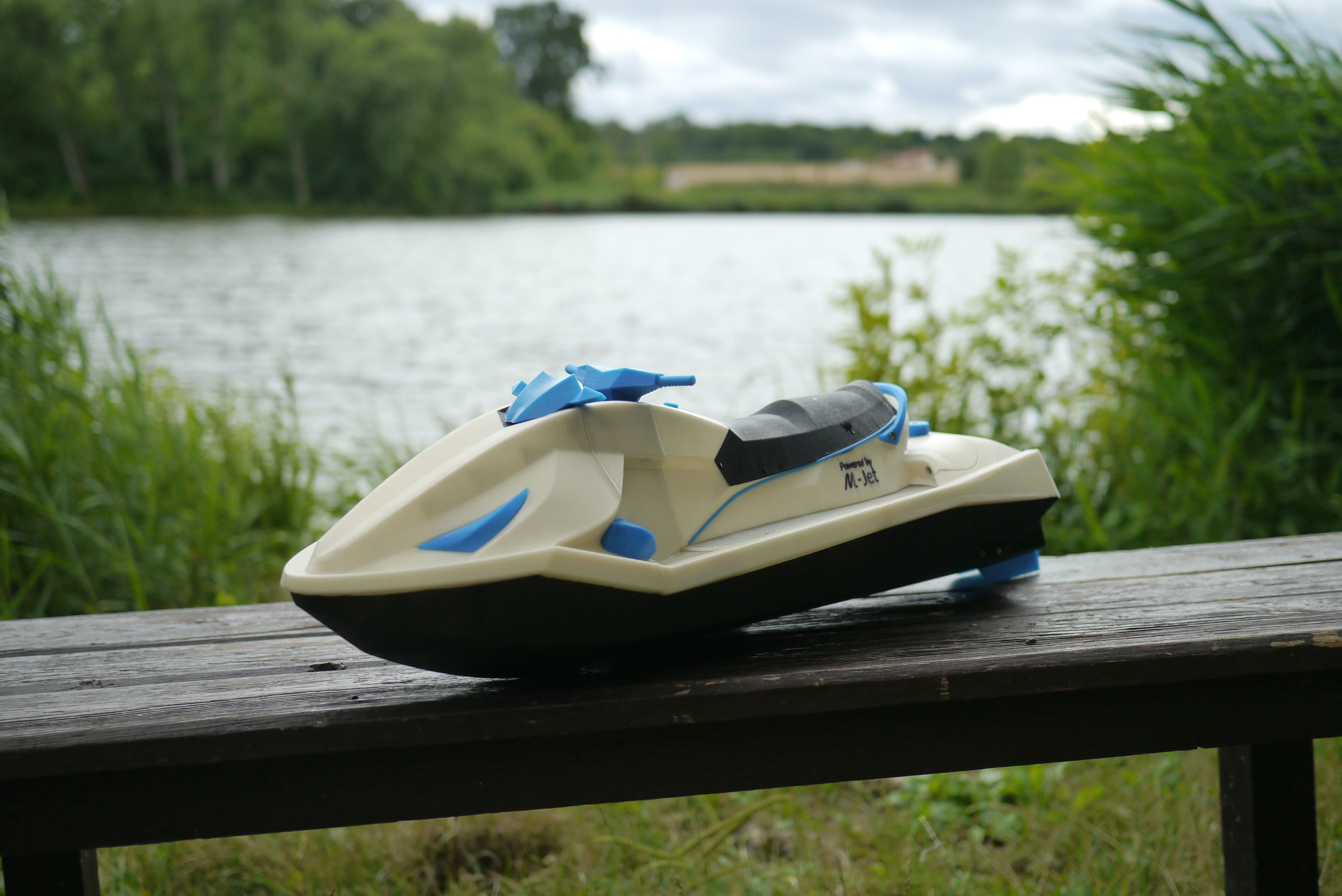 Valkyrie - 3D Printable RC Jetski Free 3D print model_11