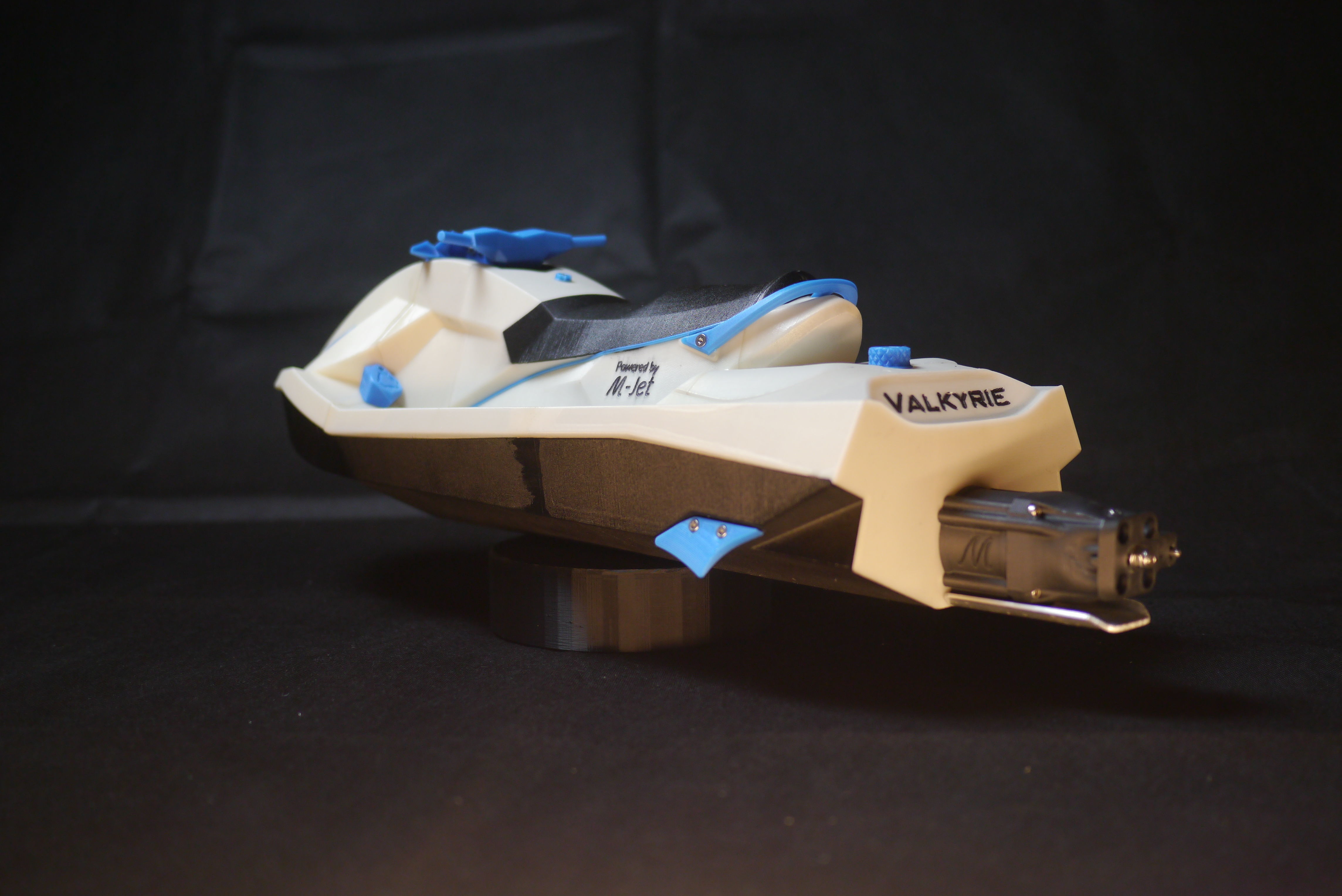 Valkyrie - 3D Printable RC Jetski Free 3D print model_21