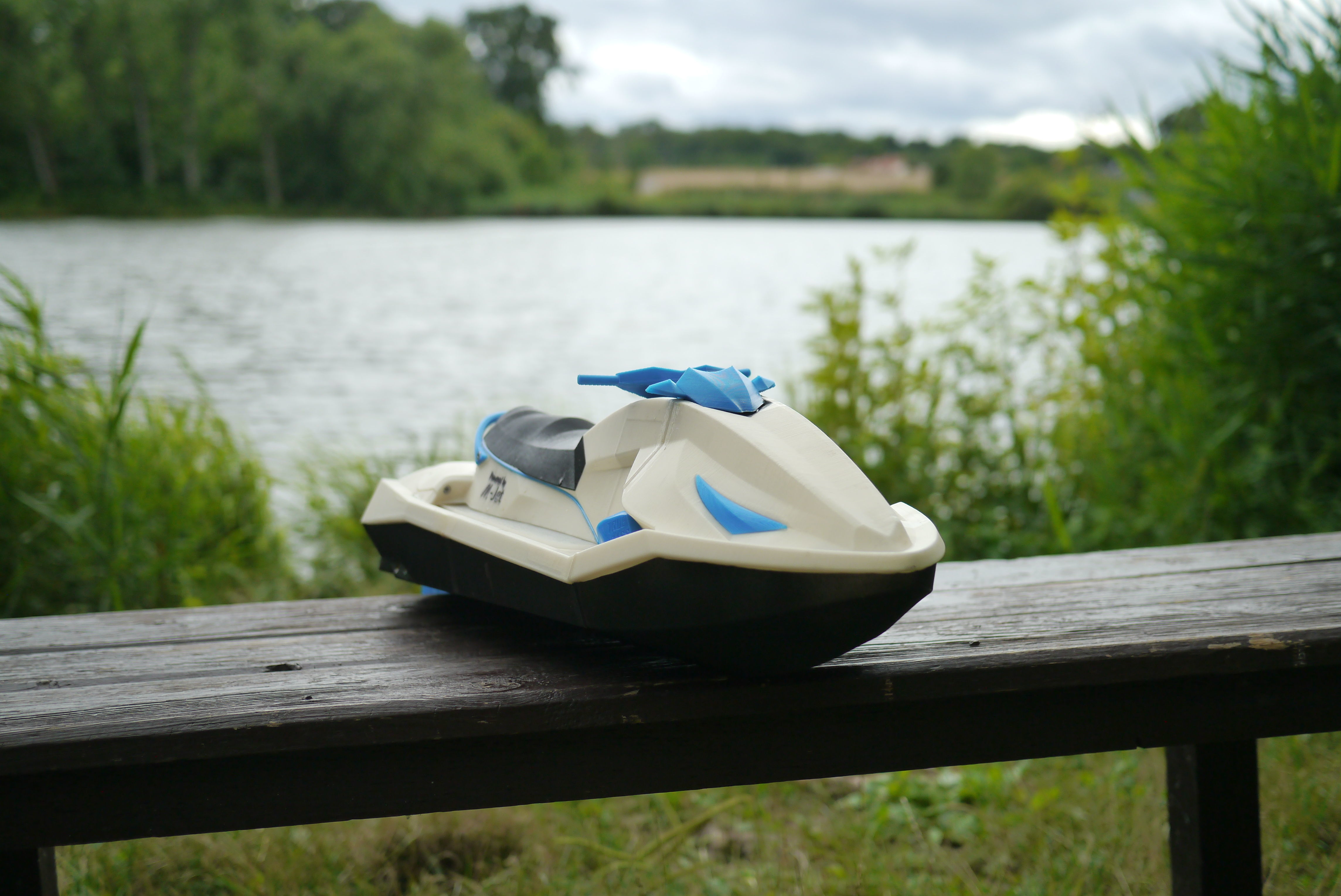 Valkyrie - 3D Printable RC Jetski Free 3D print model_13
