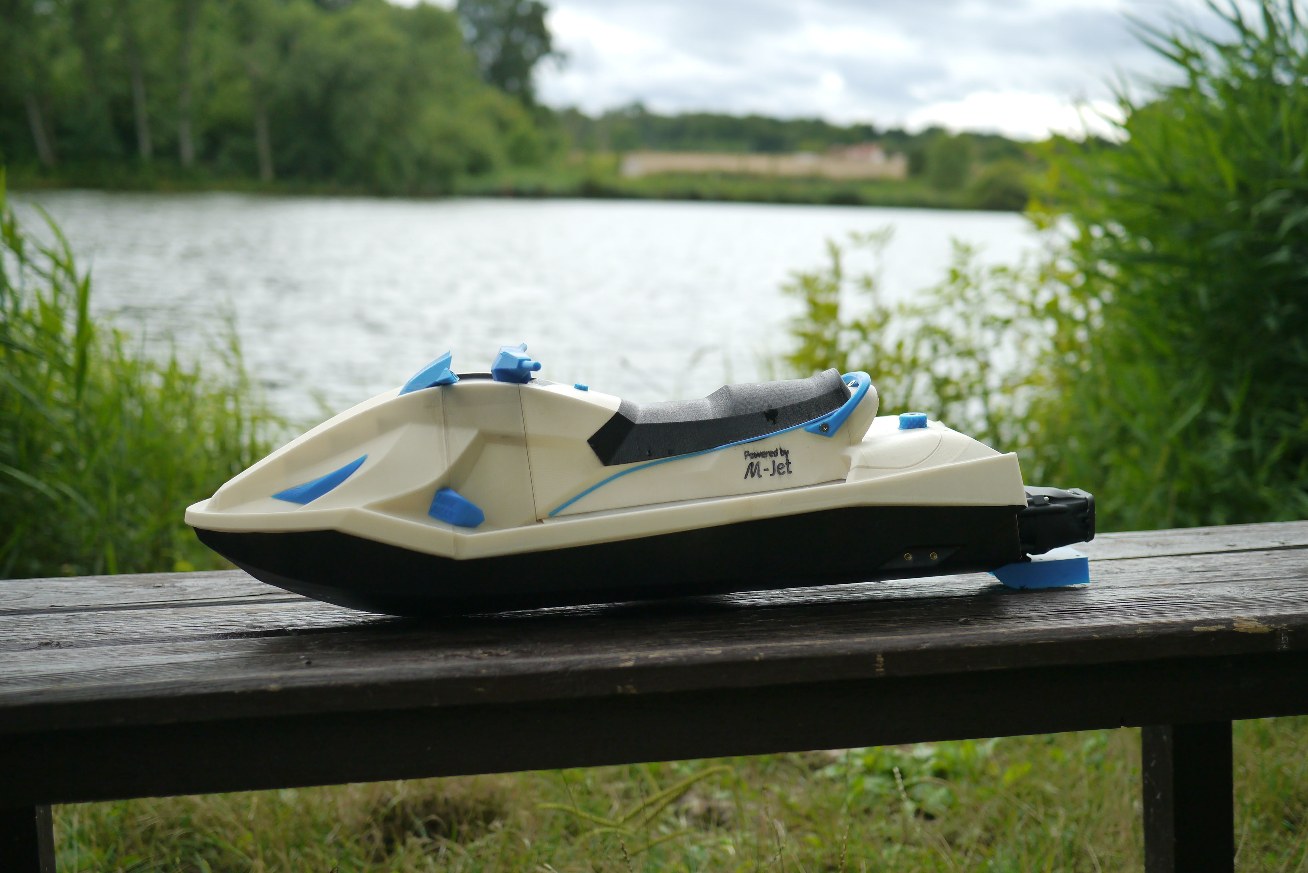 Valkyrie - 3D Printable RC Jetski Free 3D print model_12