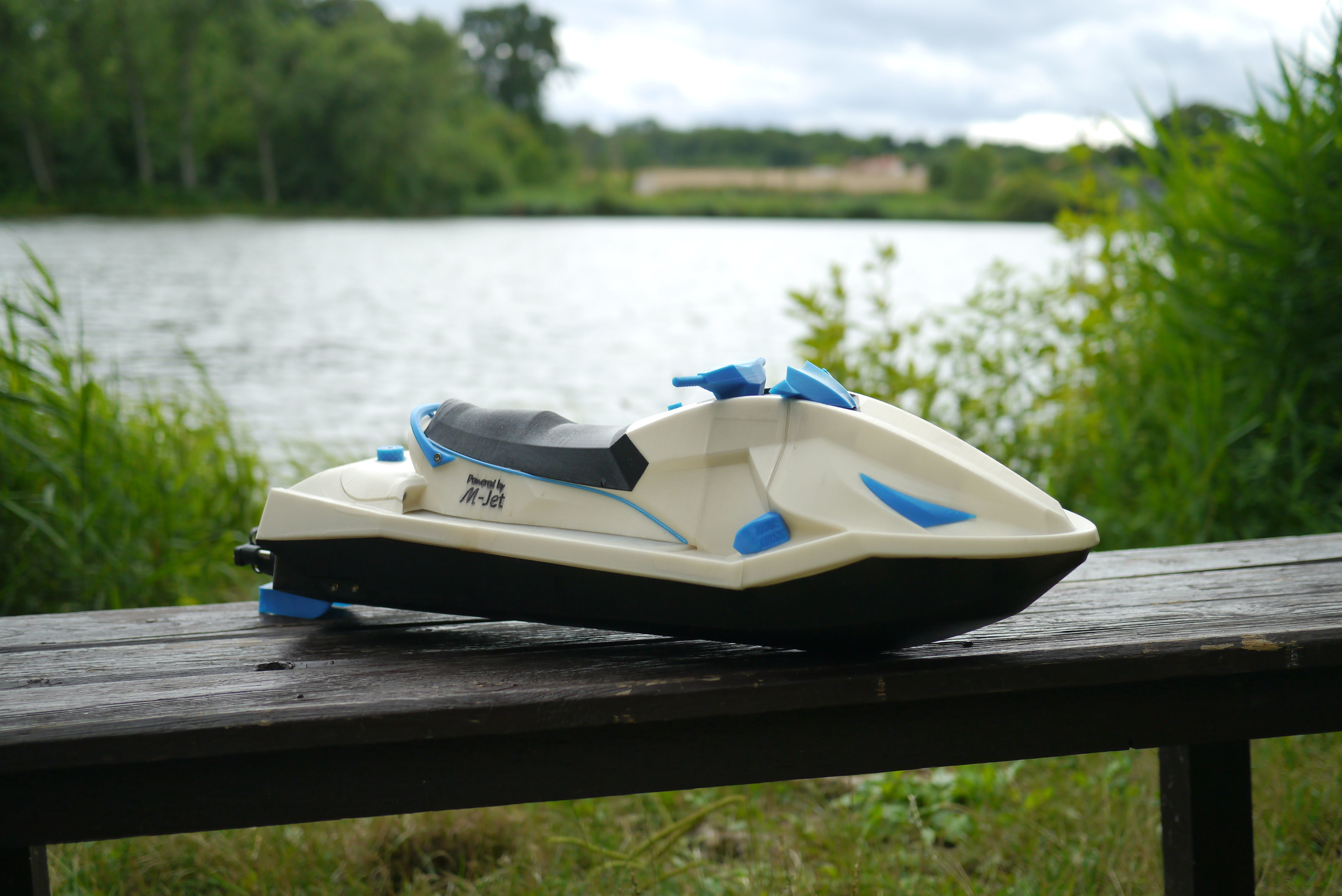 Valkyrie - 3D Printable RC Jetski Free 3D print model_14