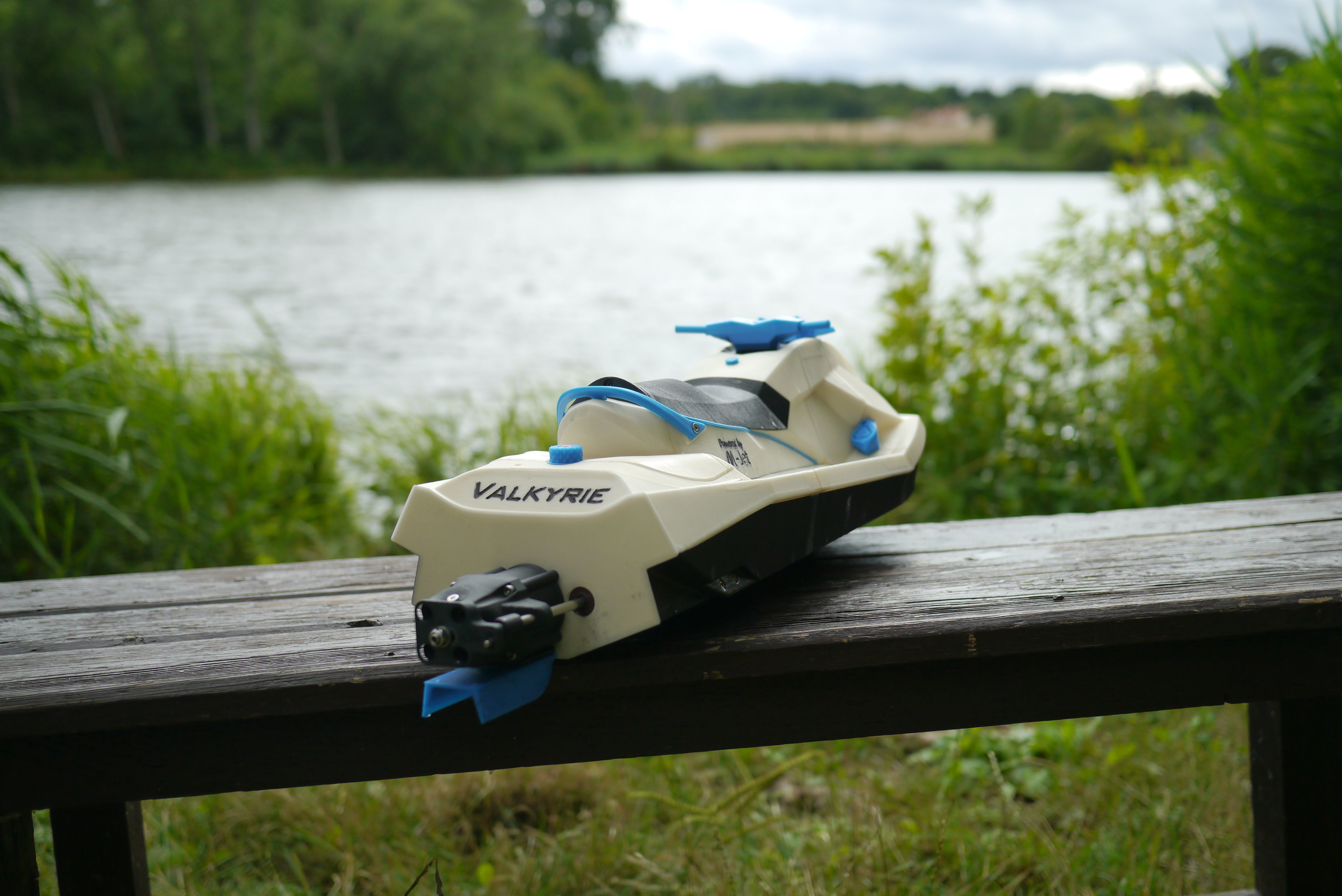Valkyrie - 3D Printable RC Jetski Free 3D print model_15