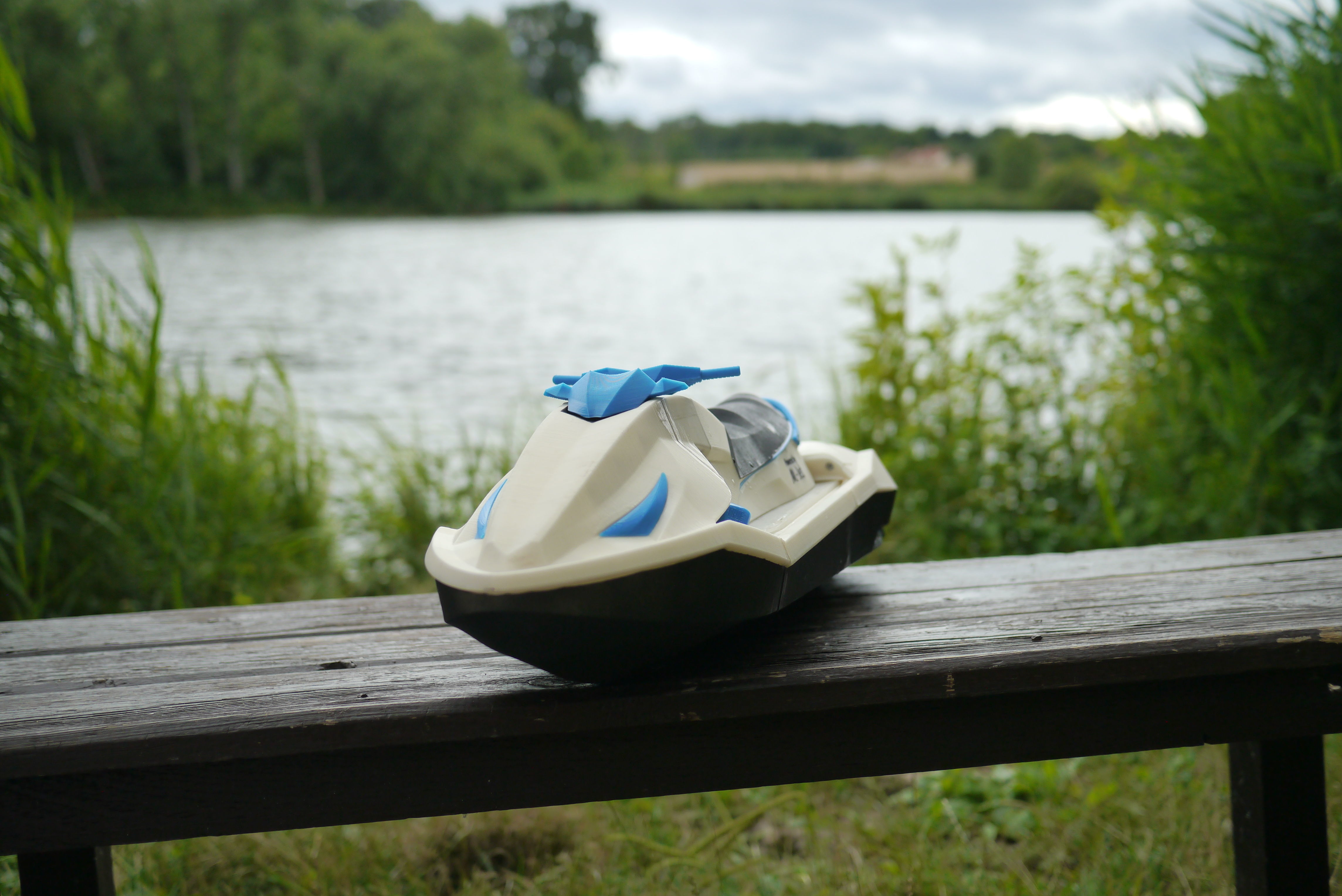 Valkyrie - 3D Printable RC Jetski Free 3D print model_10