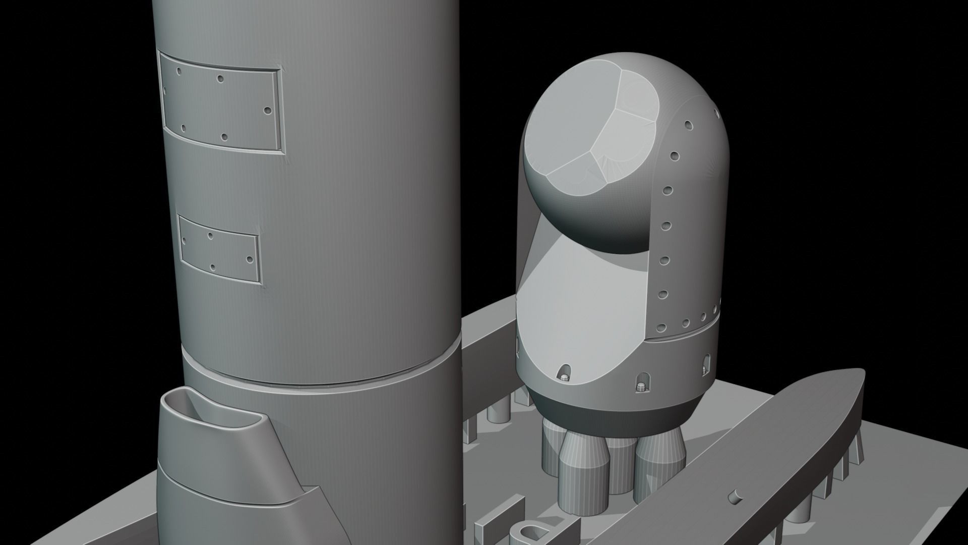 Aselsan Aselpod Targeting Pod 3D printable 3D print model_1