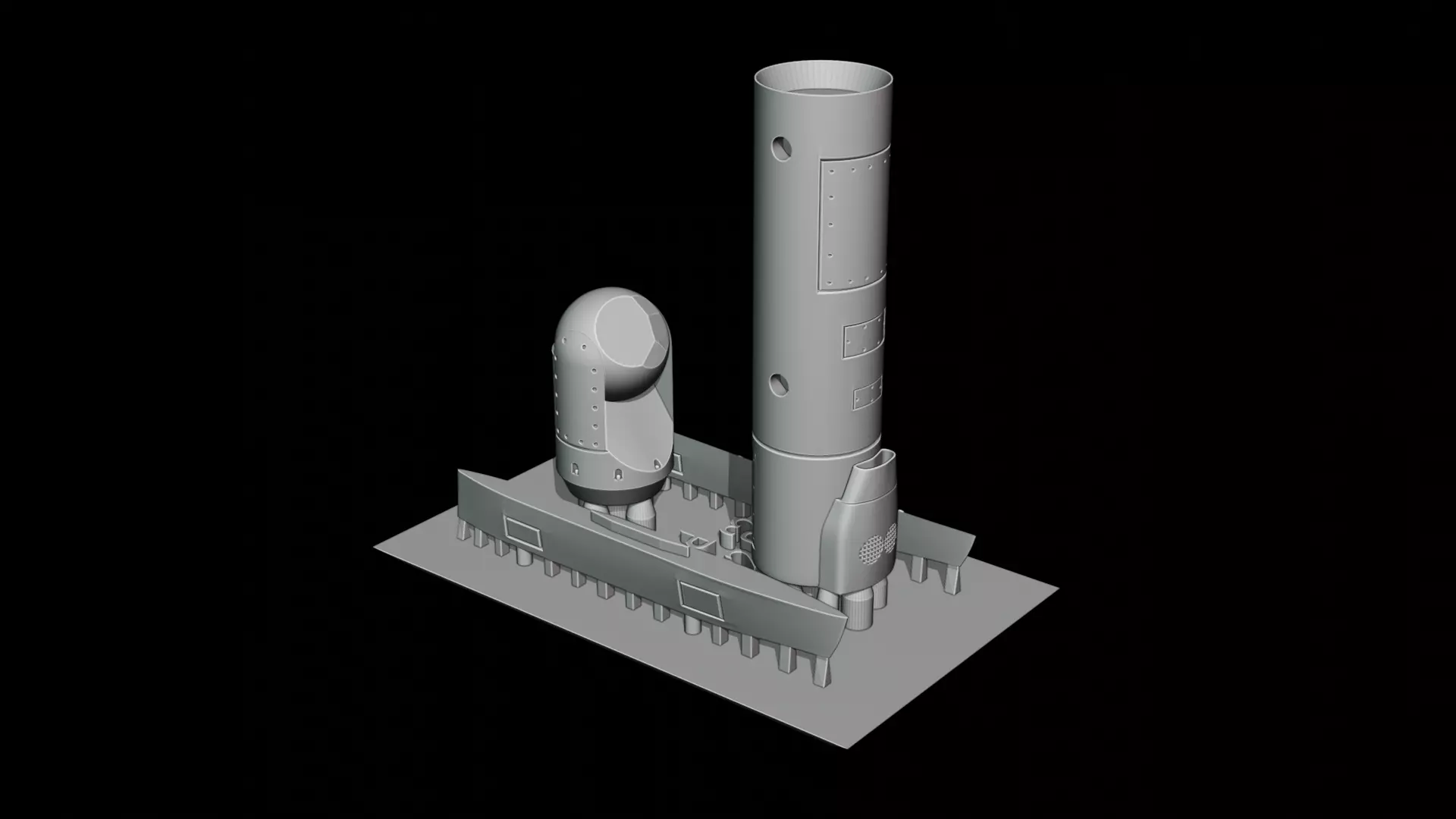 Aselsan Aselpod Targeting Pod 3D printable 3D print model_0