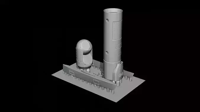 Aselsan Aselpod Targeting Pod 3D printable 3D print model