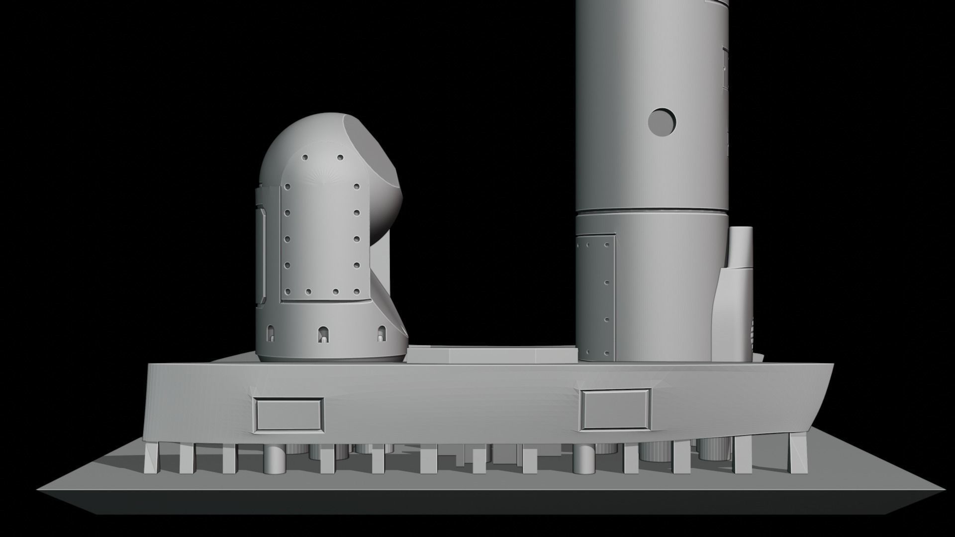 Aselsan Aselpod Targeting Pod 3D printable 3D print model_2