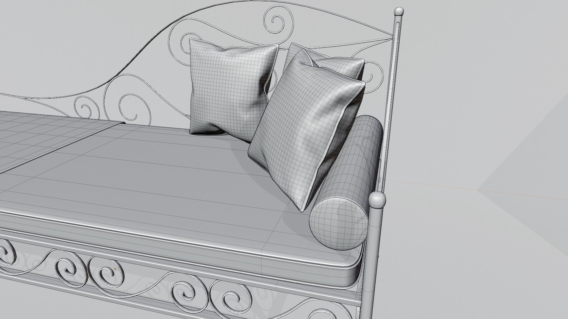 Divan 3d model 3D model_7