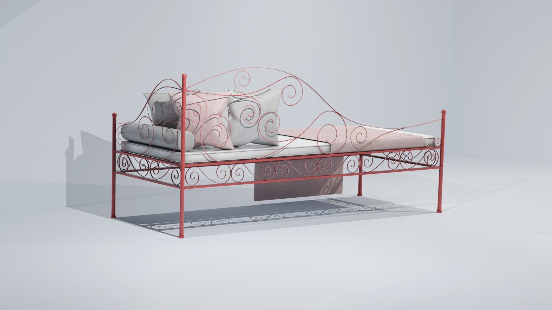 Divan 3d model 3D model_4