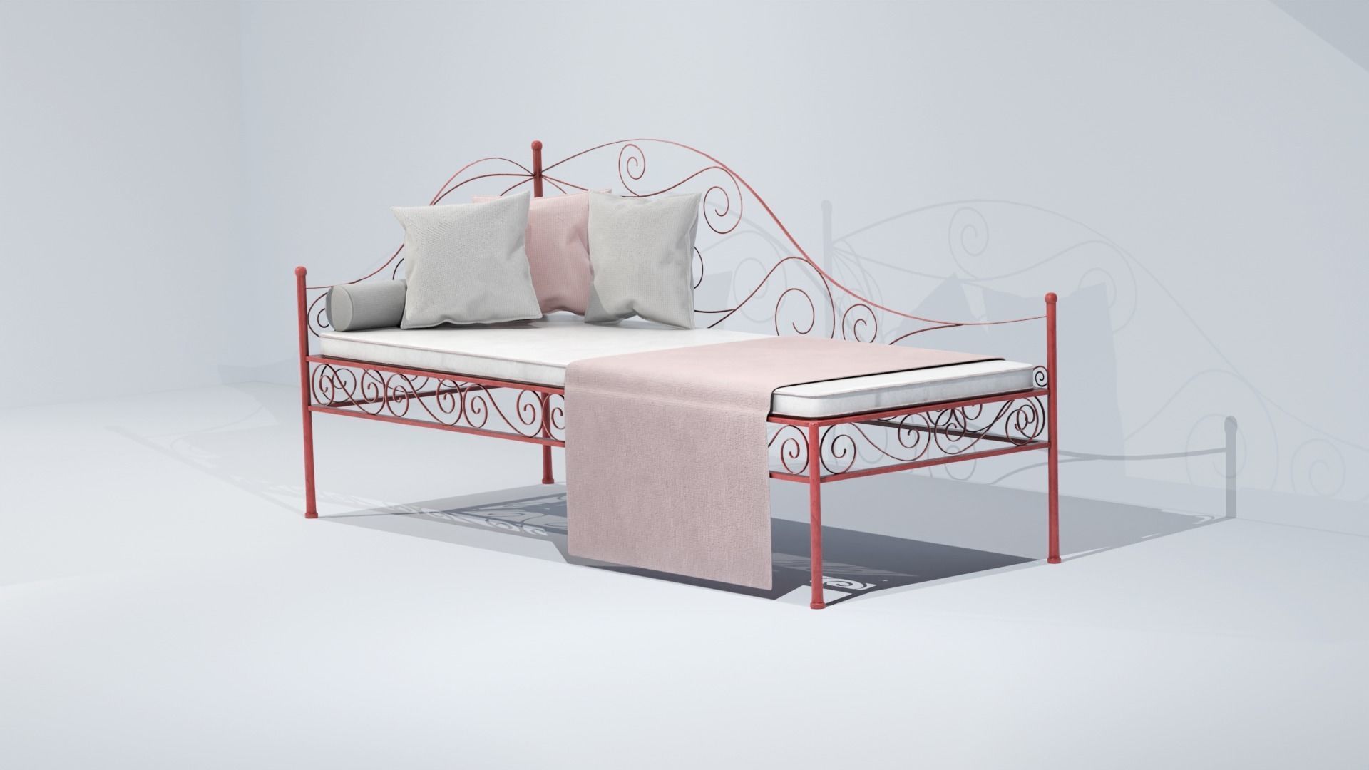 Divan 3d model 3D model_5