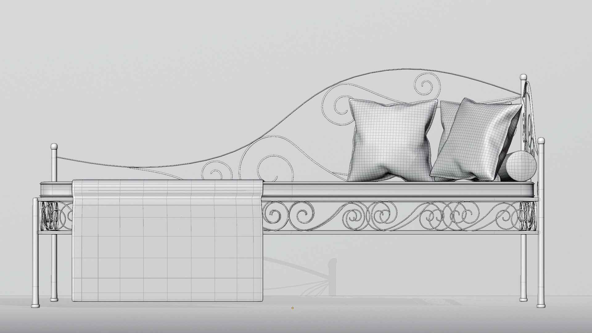 Divan 3d model 3D model_6