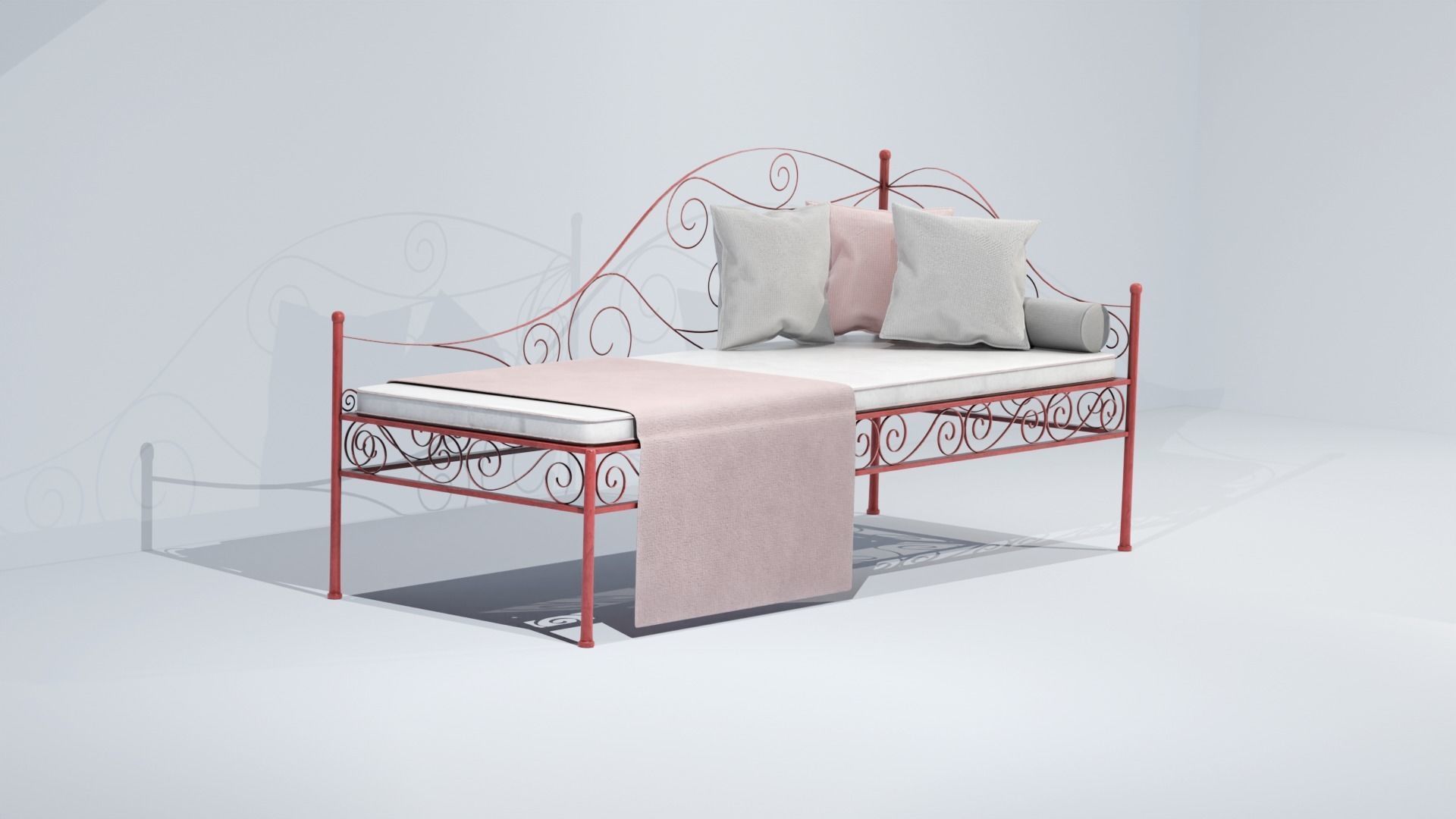 Divan 3d model 3D model_3