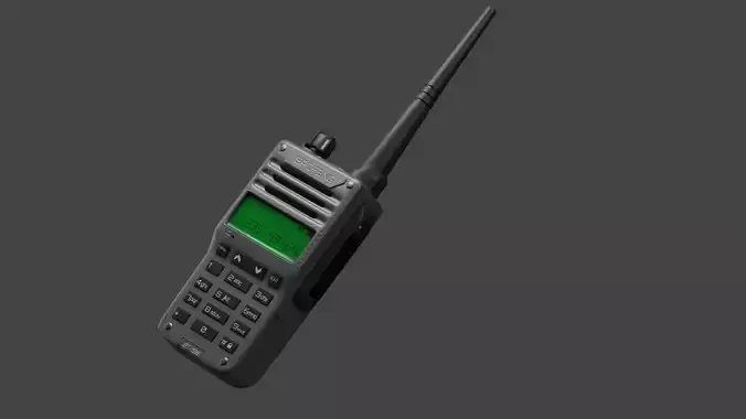 Walkie Talkie 3D Model  Low-poly 3D model