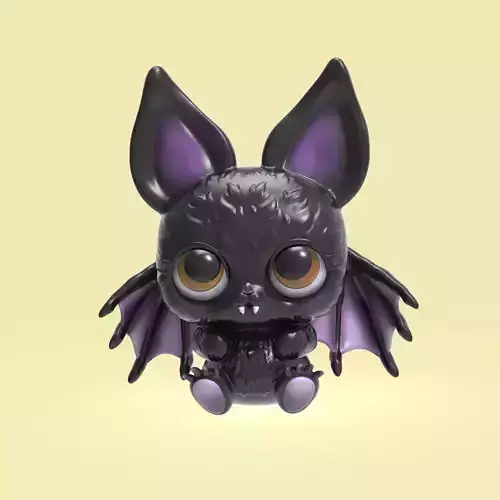 Halloween little cute bat