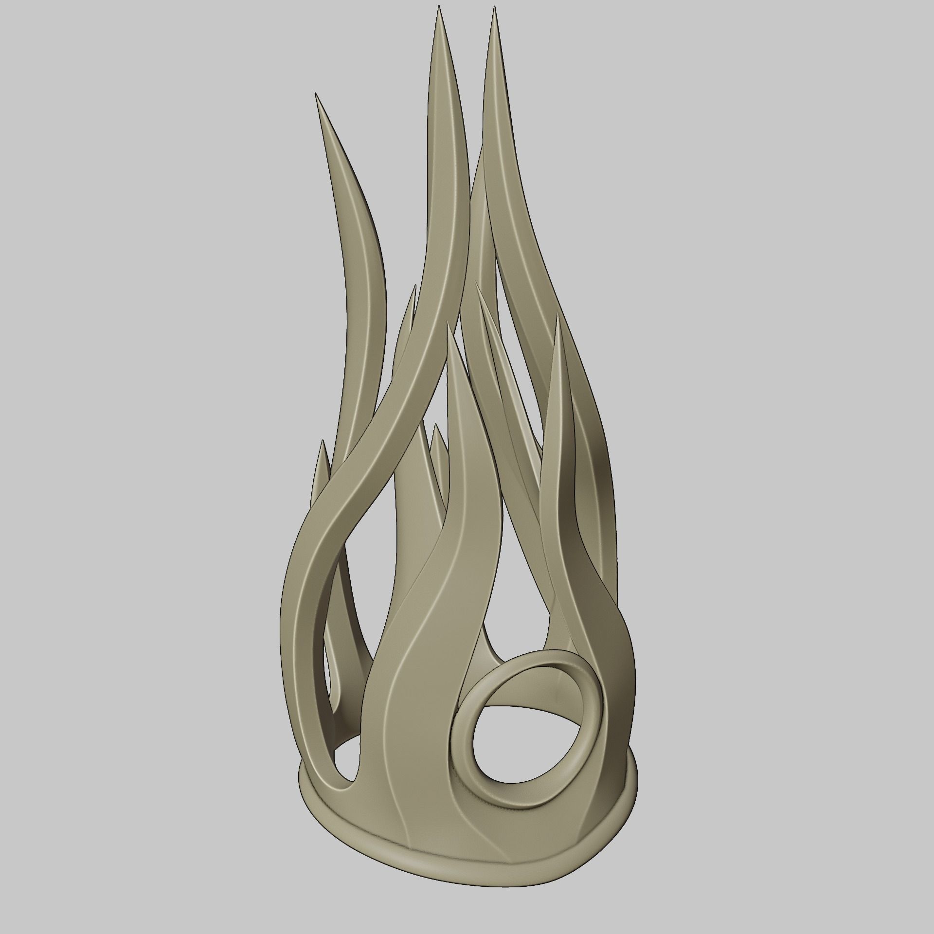 Shadowheart Hair Piece Baldurs Gate 3 3D print model_8