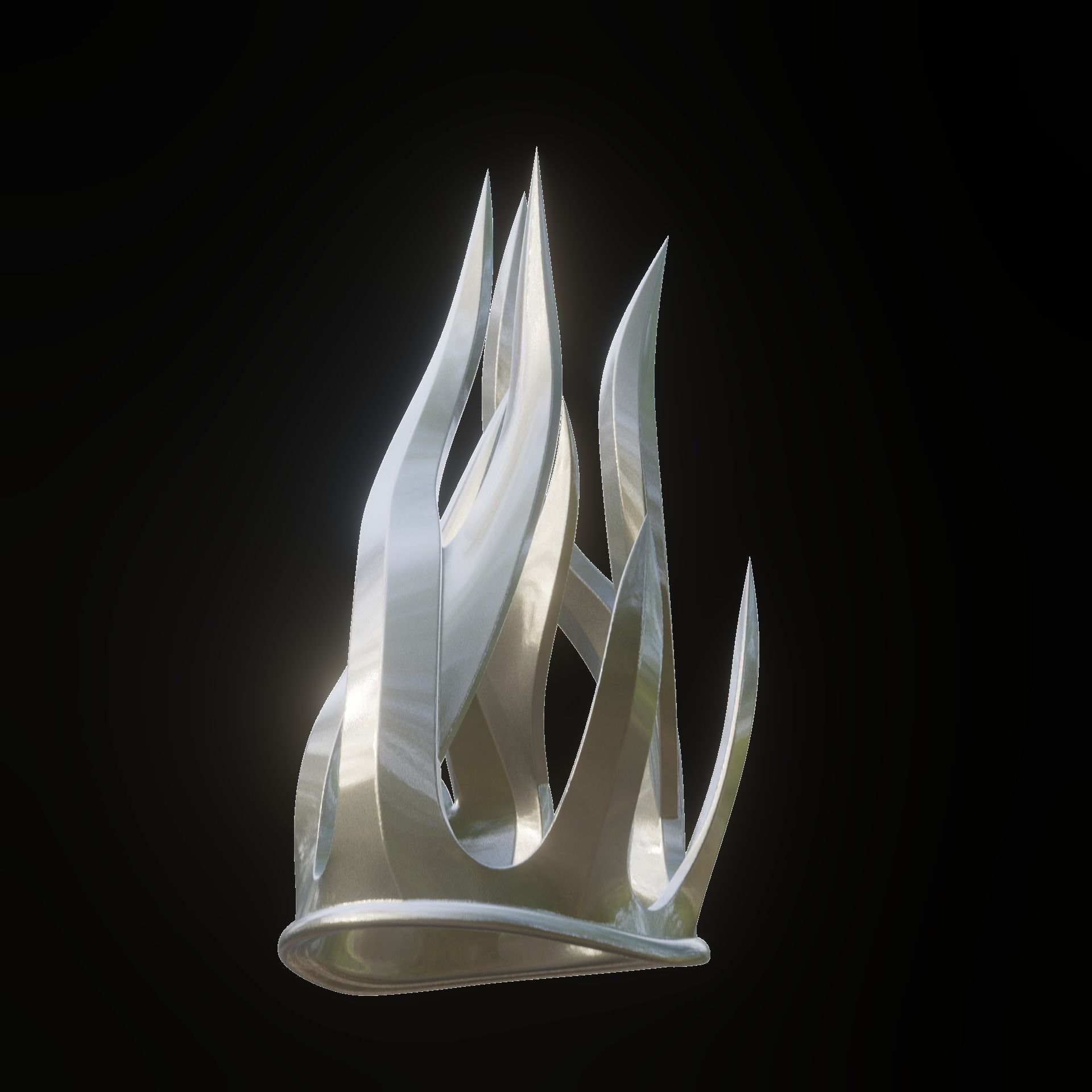 Shadowheart Hair Piece Baldurs Gate 3 3D print model_4