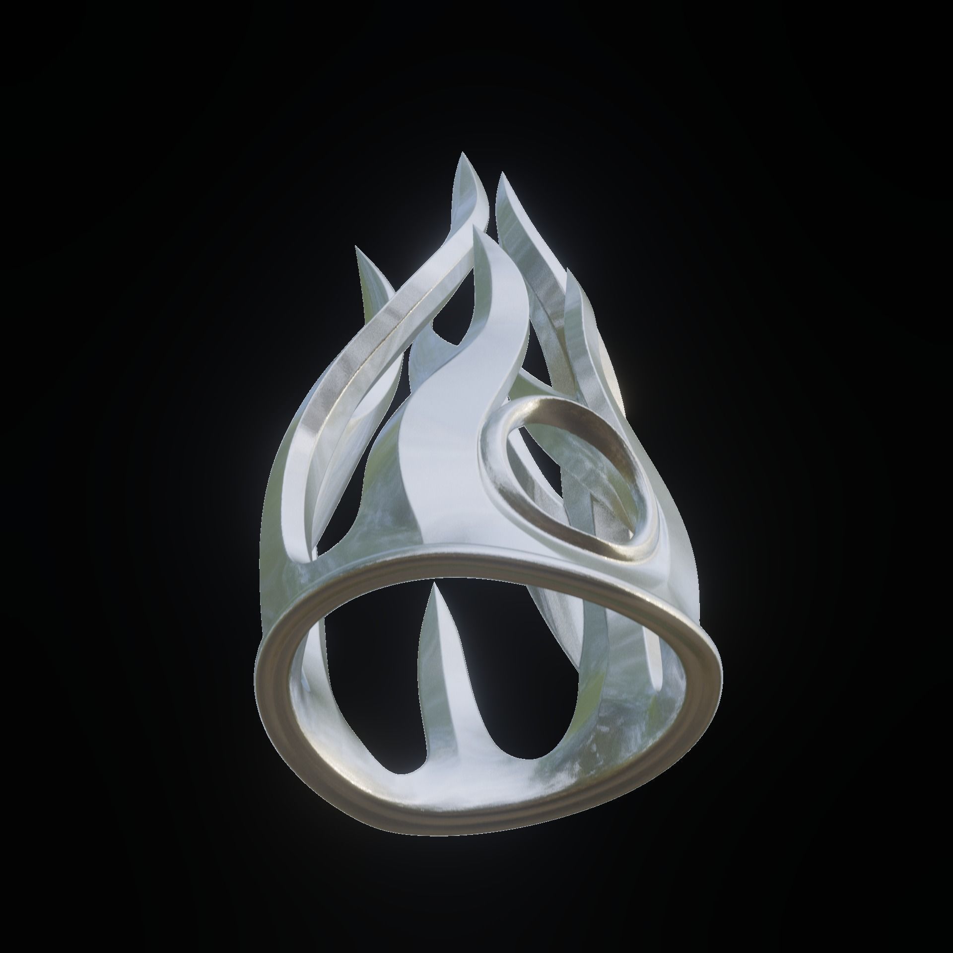 Shadowheart Hair Piece Baldurs Gate 3 3D print model_6