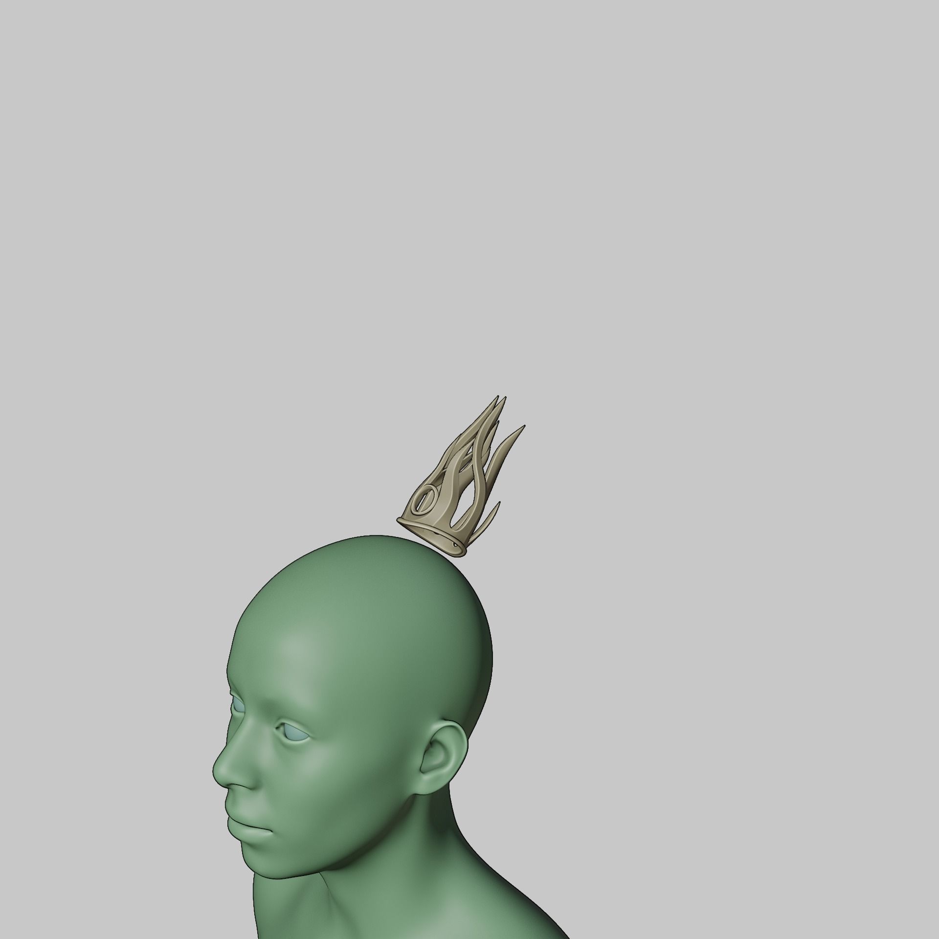 Shadowheart Hair Piece Baldurs Gate 3 3D print model_7