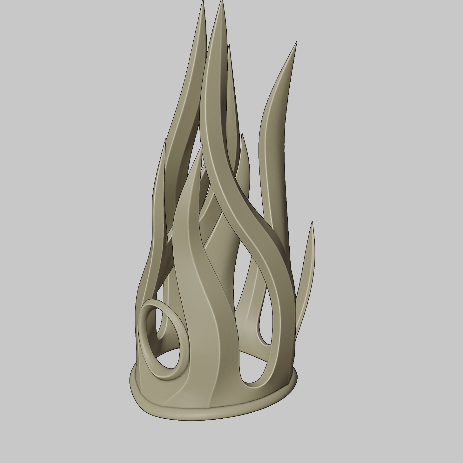 Shadowheart Hair Piece Baldurs Gate 3 3D print model_11