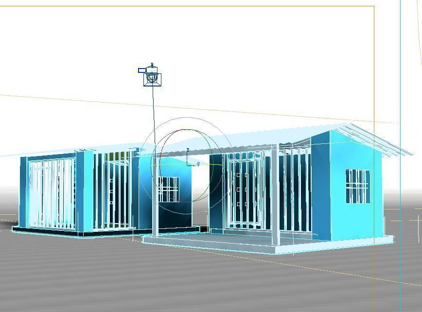 dog cage model 3D model_5