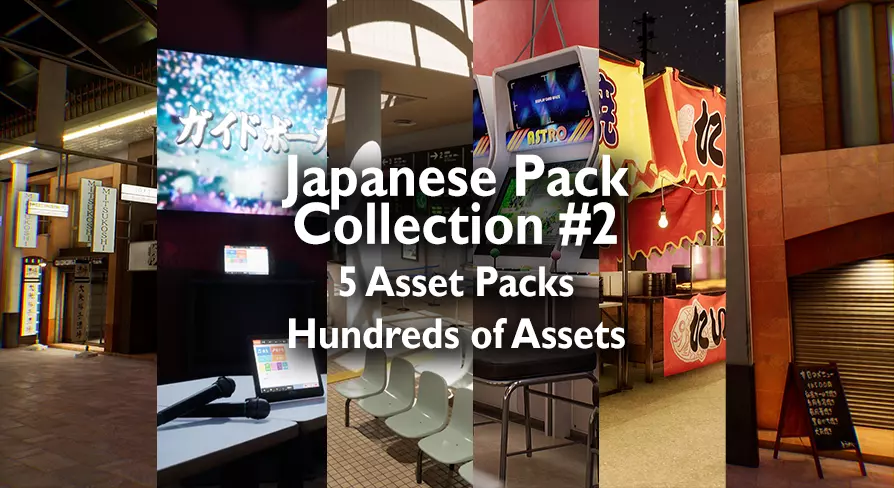 Japanese Pack Collection 2 - 5 High-Quality Asset Packs _0
