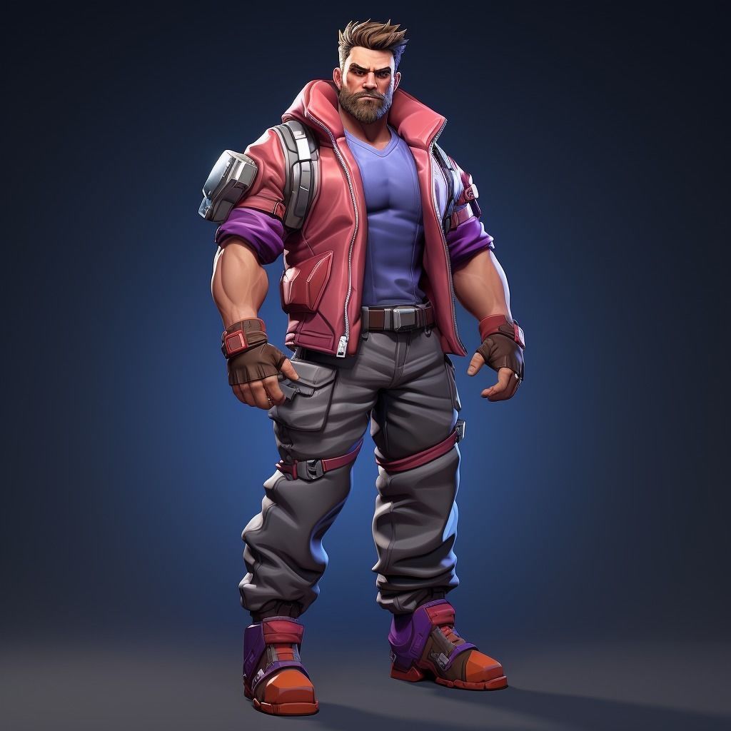 Fortnite Character - 250 Reference Images - 4k 3D model_4