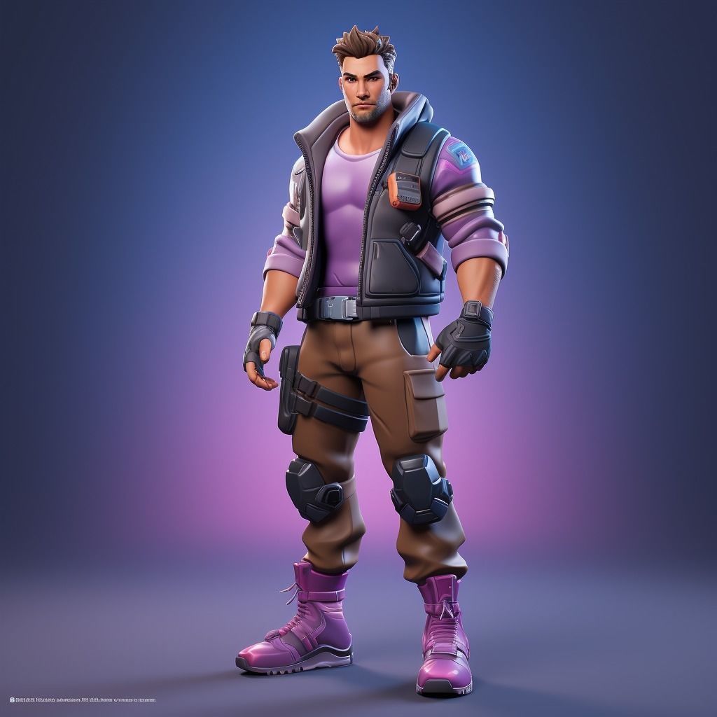 Fortnite Character - 250 Reference Images - 4k 3D model_7