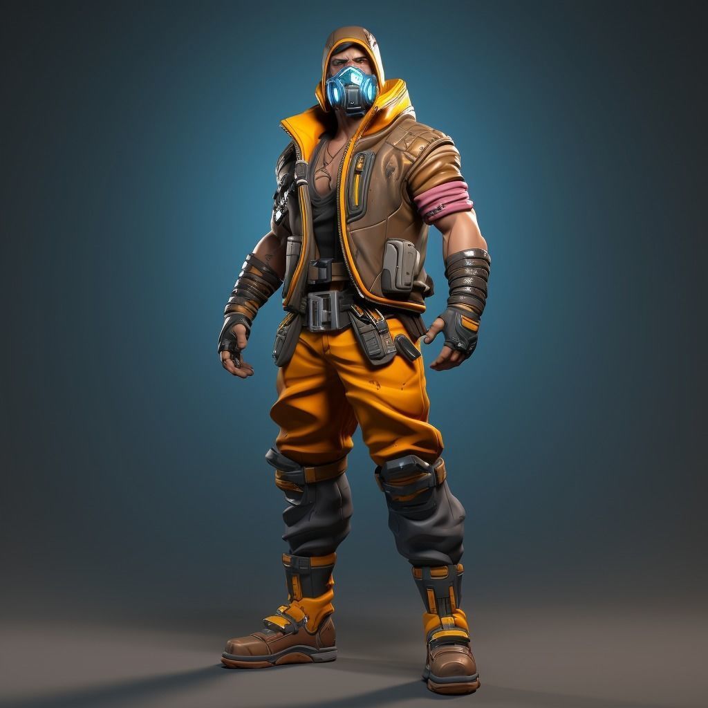 Fortnite Character - 250 Reference Images - 4k 3D model_3