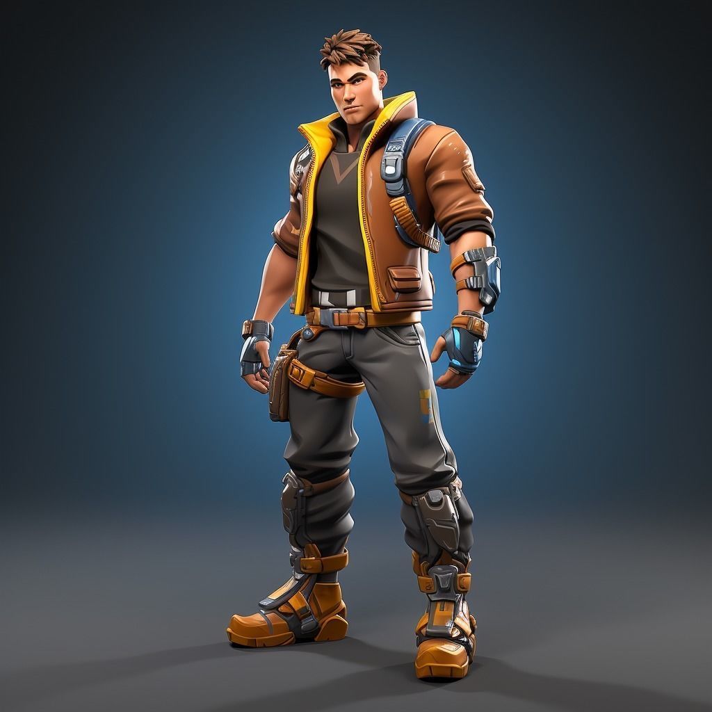 Fortnite Character - 250 Reference Images - 4k 3D model_5