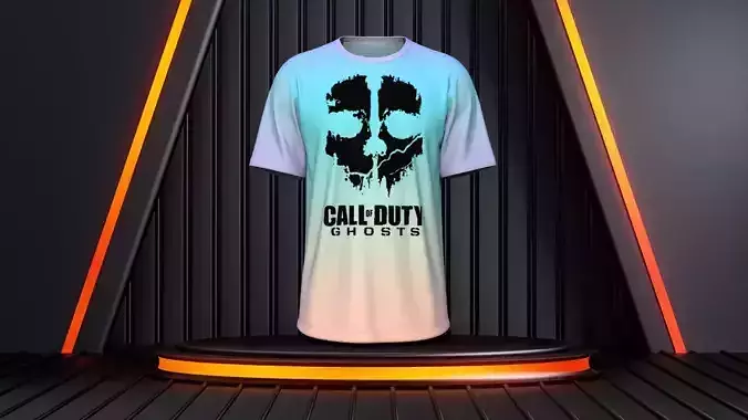 Stylish Men T-Shirt 3D model