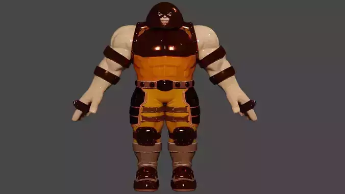Juggernaut Low-poly 3D model
