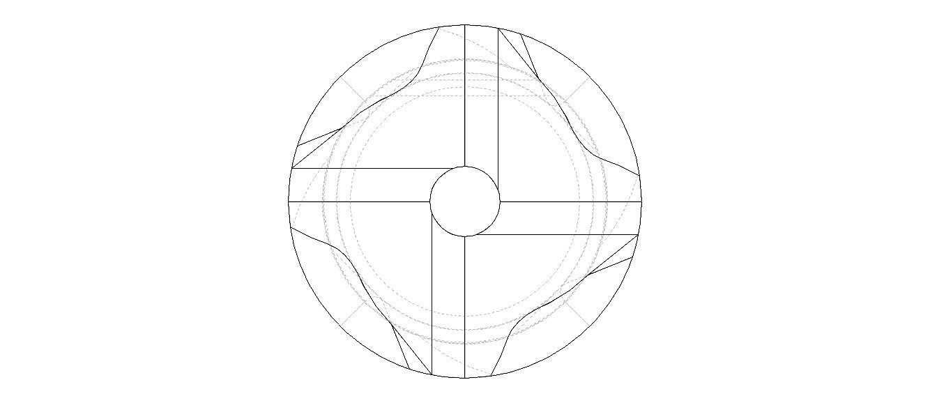 20mm Metric Single End Mill - 4 flutes 3D model_23