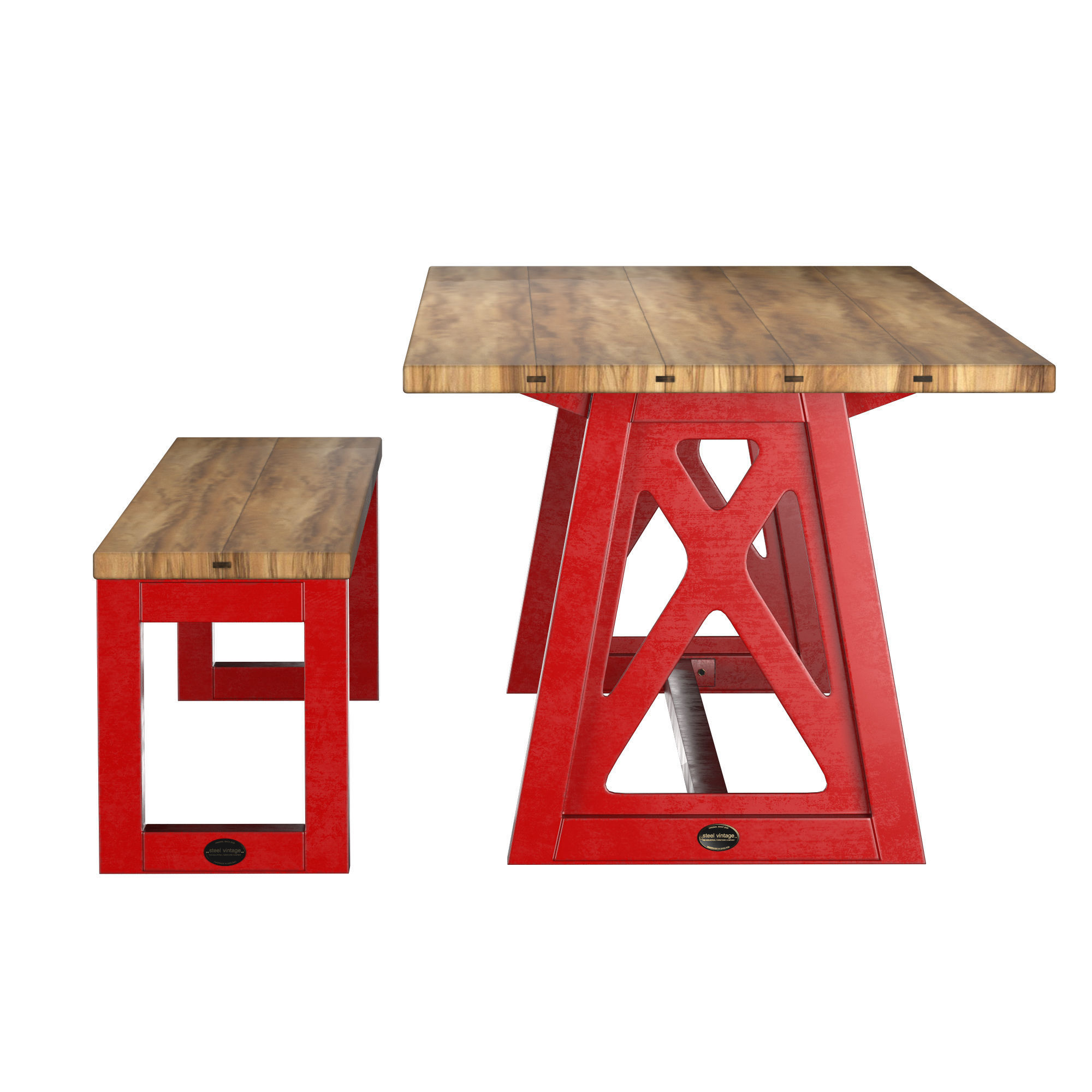 The Firehouse Table 3D model_2