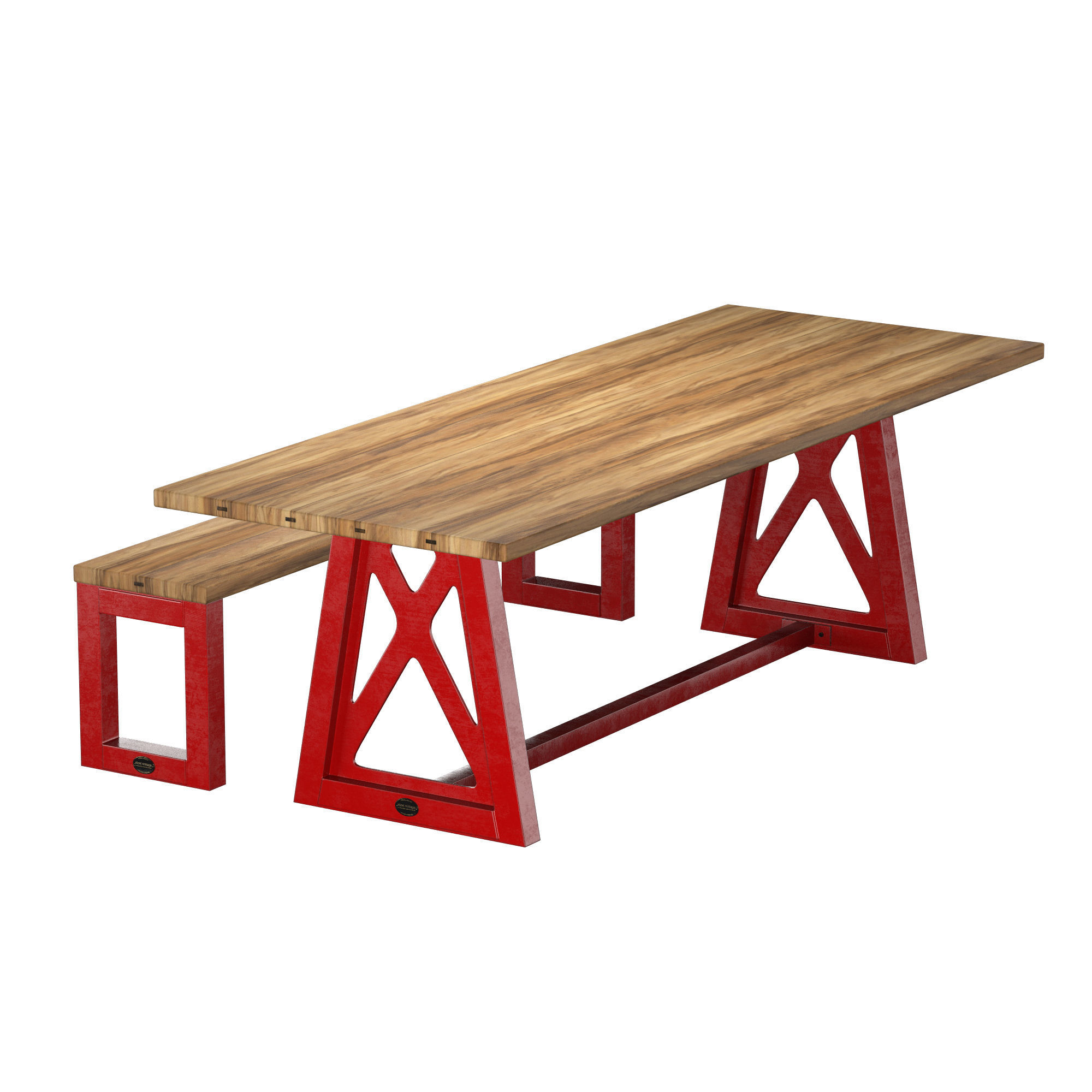 The Firehouse Table 3D model_3