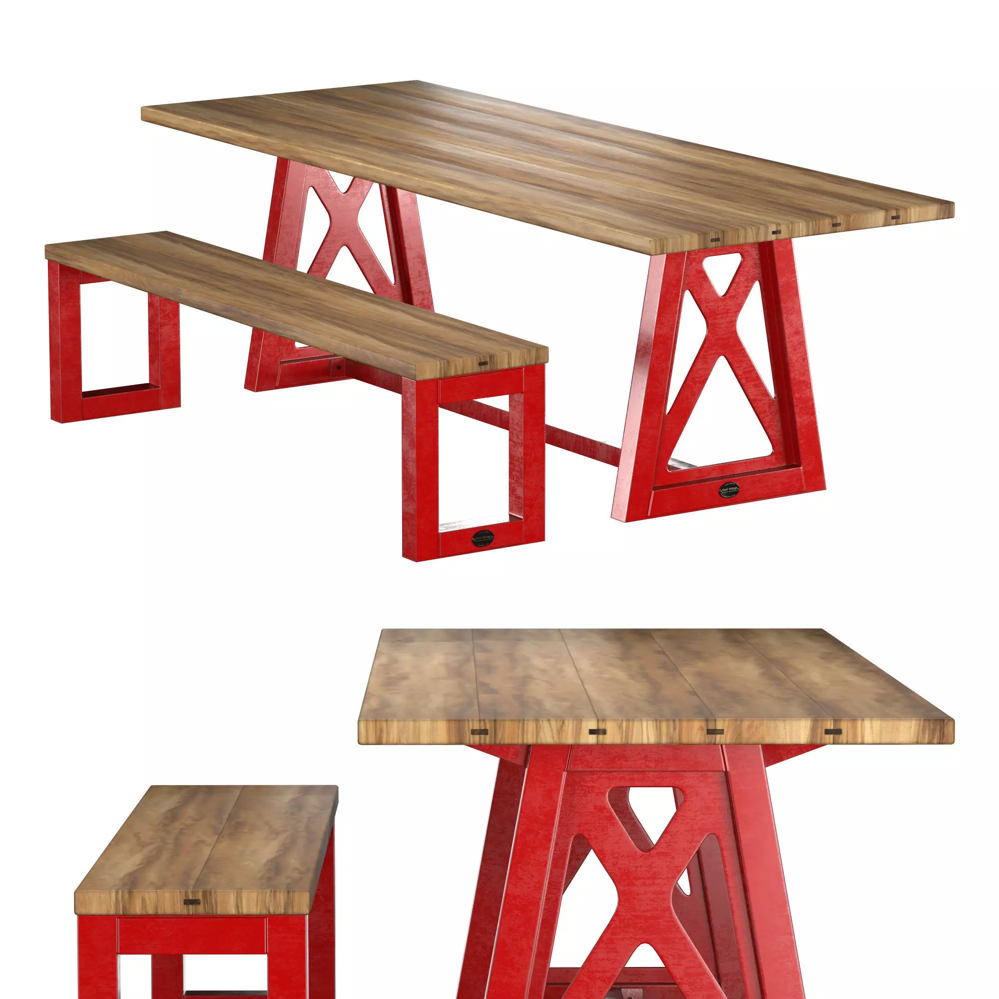 The Firehouse Table 3D model_0
