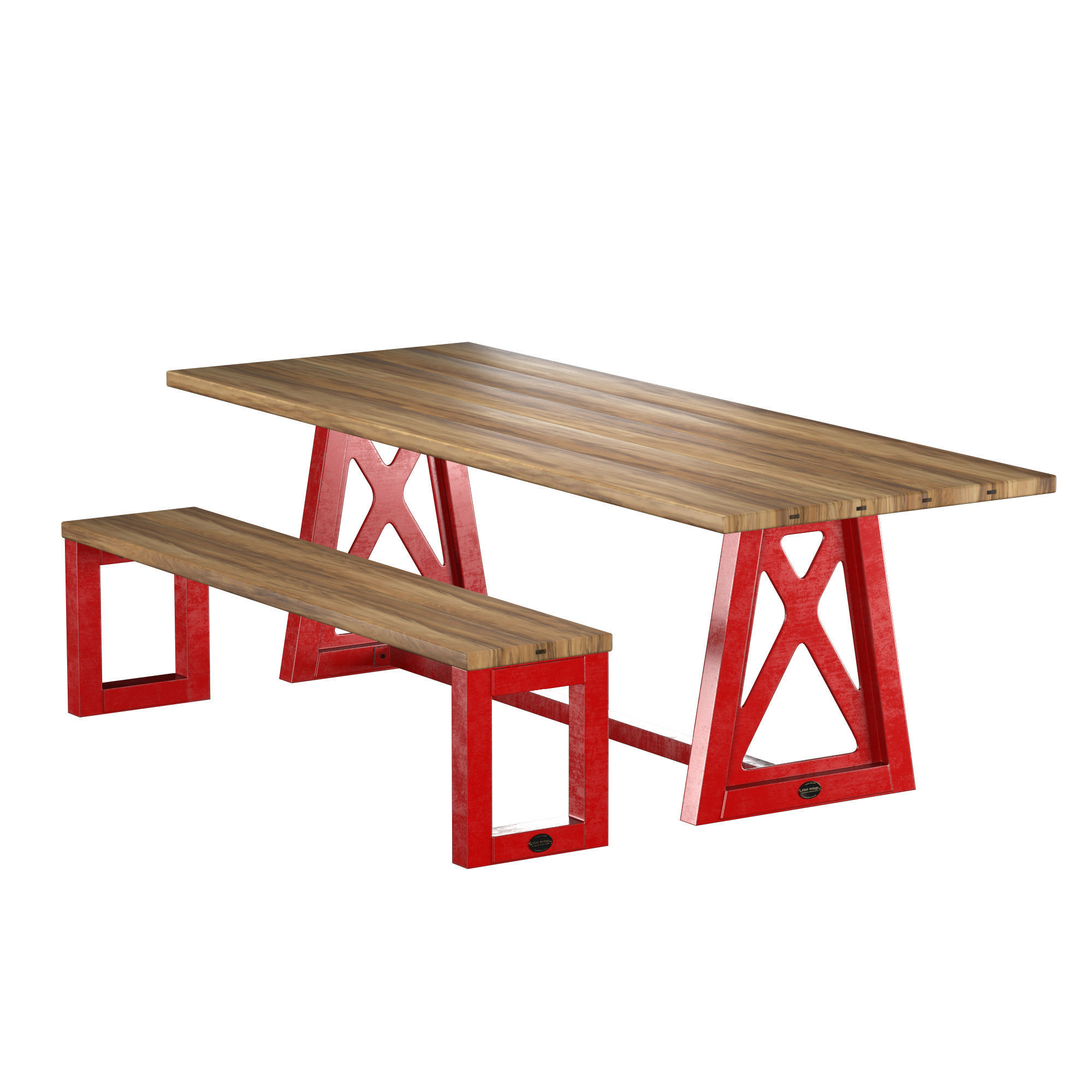 The Firehouse Table 3D model_1