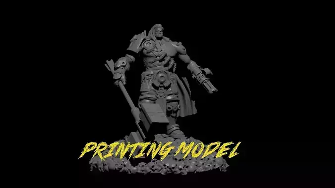 Futuristic Warrior PRINTING