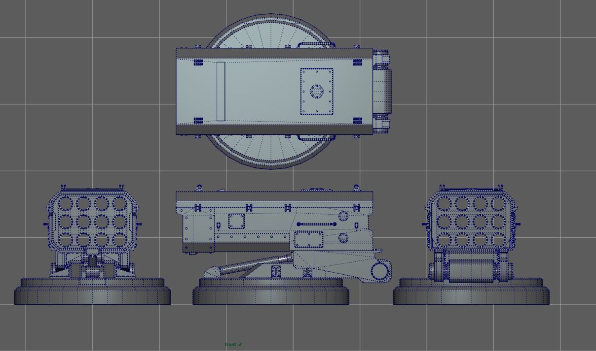 sci-fi missile launcher M-12 3D model_13