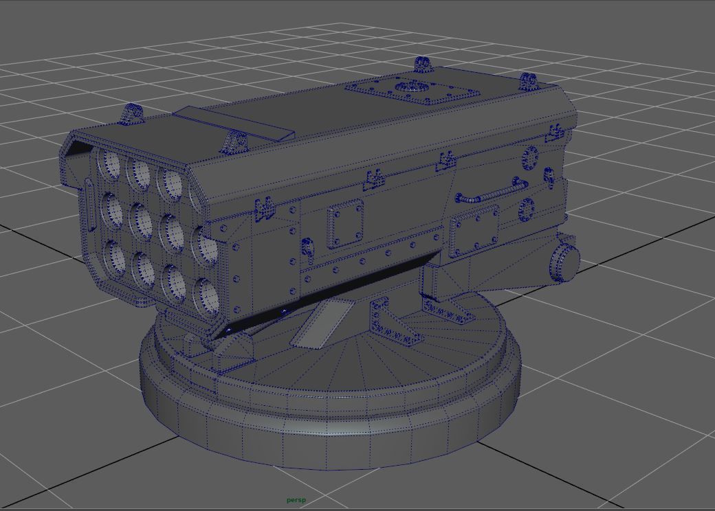 sci-fi missile launcher M-12 3D model_14