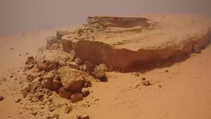 Desertrockformation01 3D model