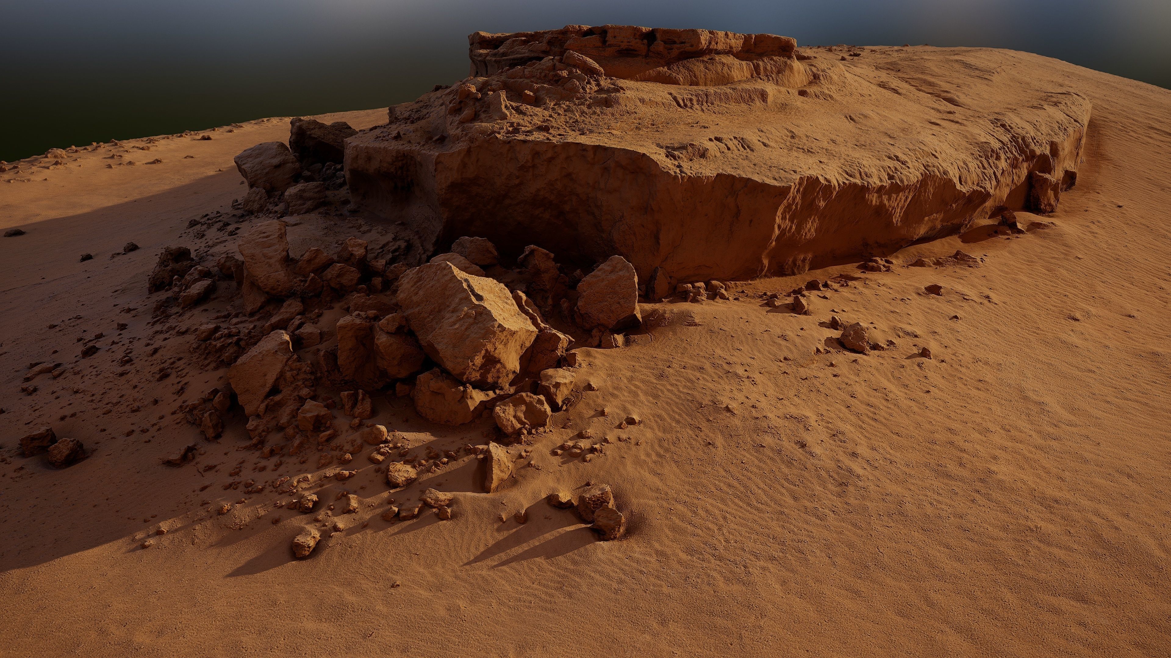 Desertrockformation01 3D model_6
