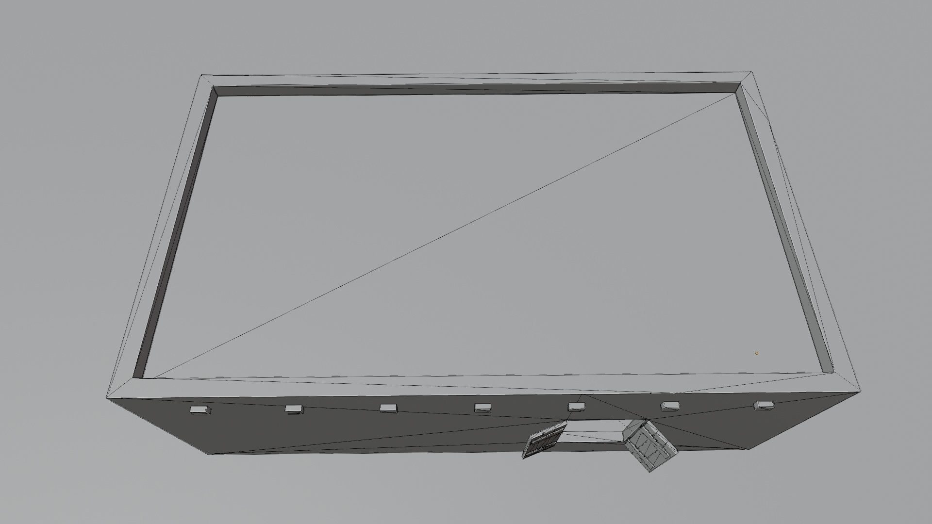 Desert ancient house with door  and window 1 Low-poly 3D model_11