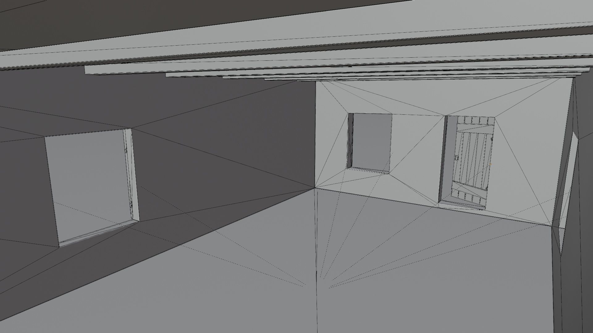 Desert ancient house with door  and window 1 Low-poly 3D model_17