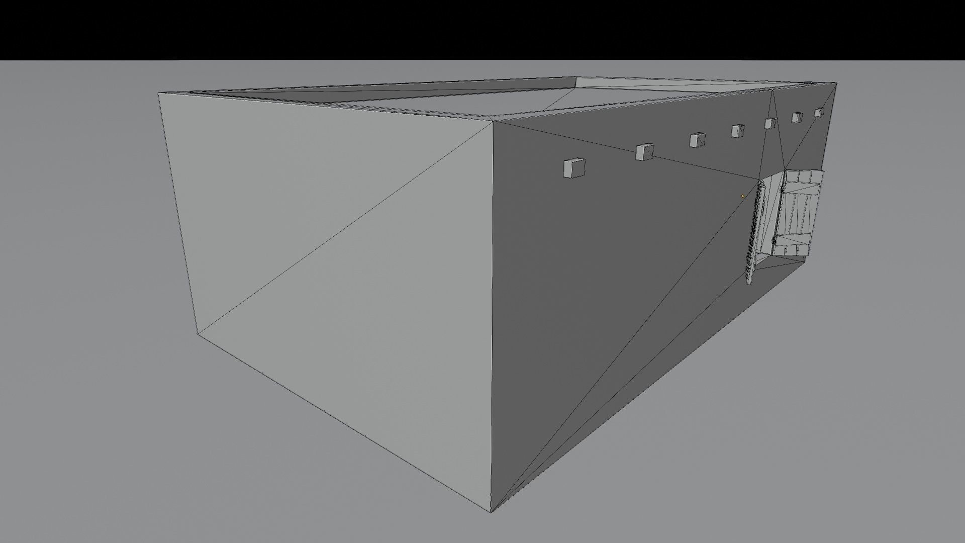 Desert ancient house with door  and window 1 Low-poly 3D model_10