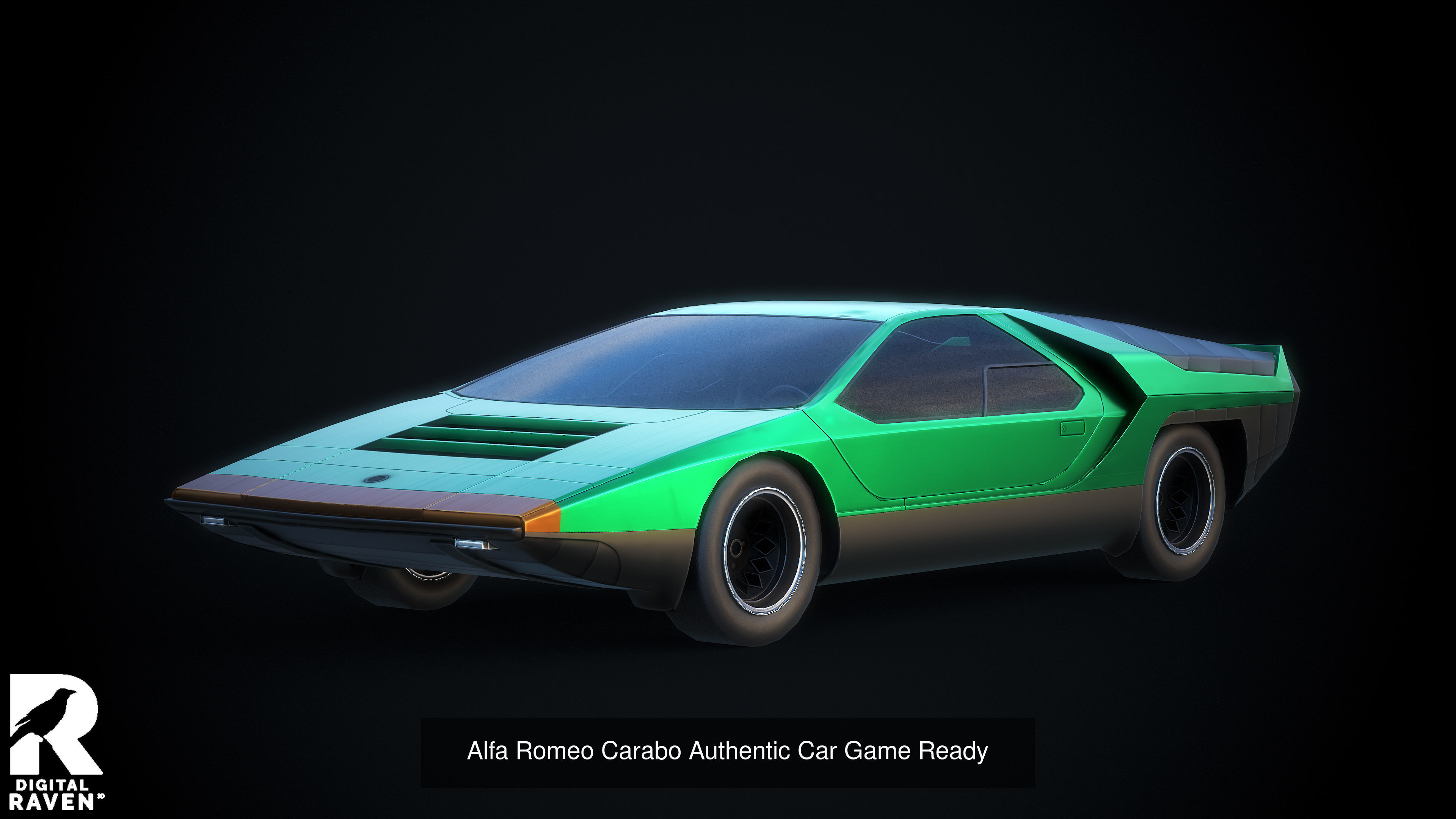  Authentic Car Pack 1 Game Ready 3D Model Collection_4