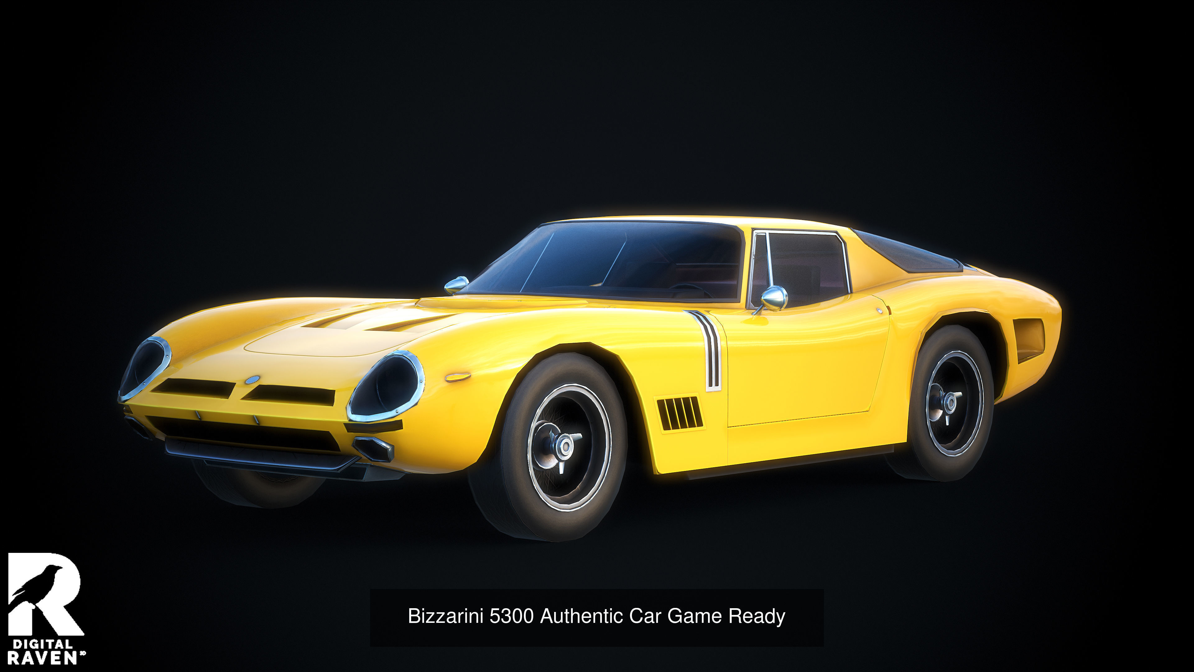  Authentic Car Pack 1 Game Ready 3D Model Collection_5