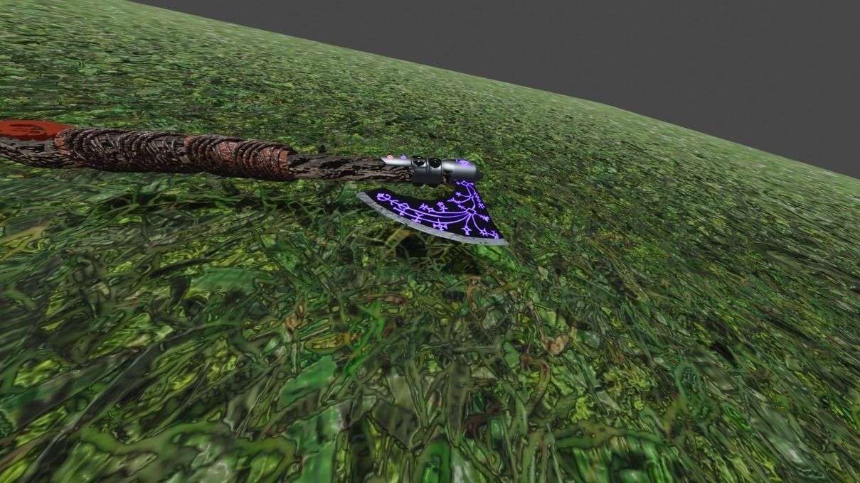 axe leviathan generic Low-poly 3D model_7