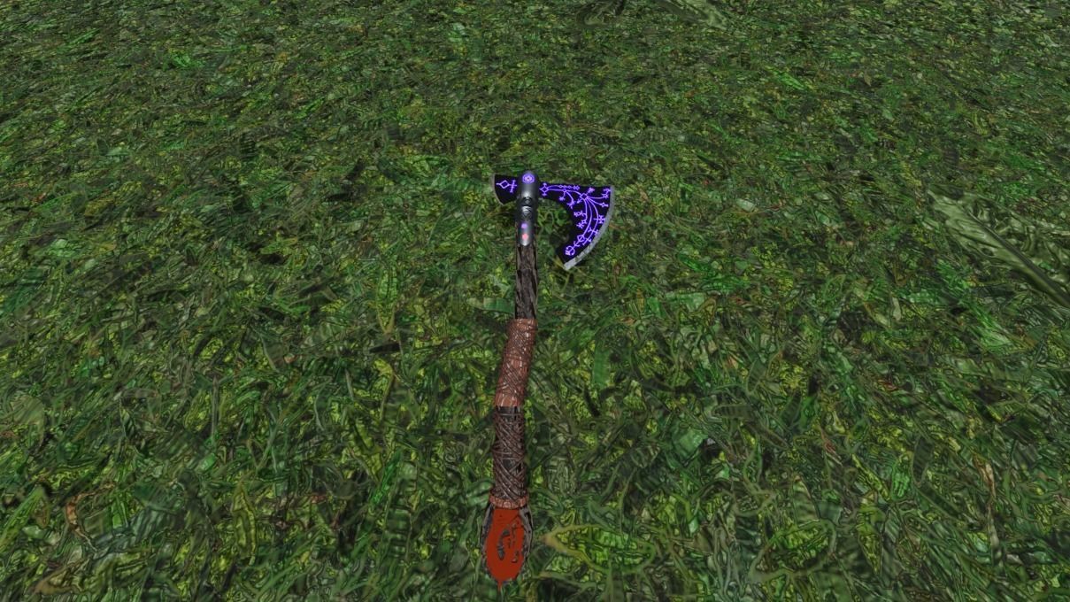 axe leviathan generic Low-poly 3D model_9