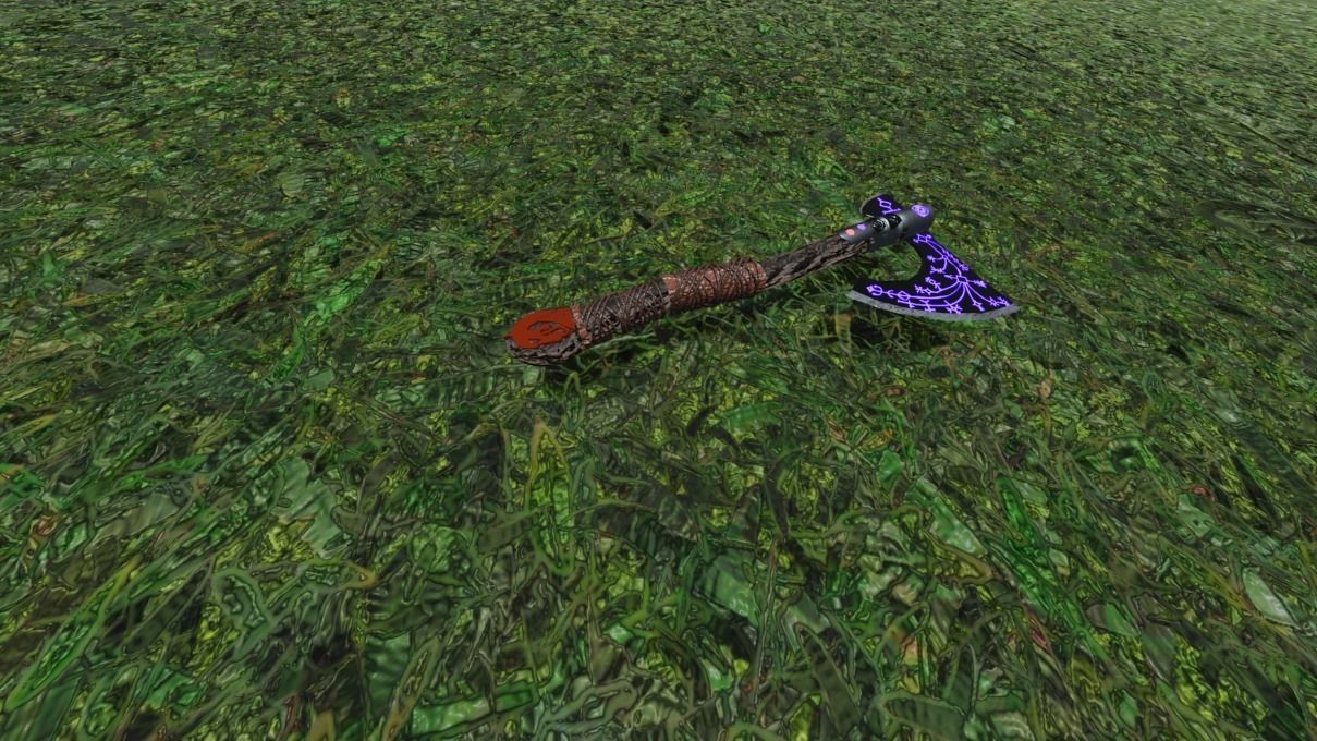 axe leviathan generic Low-poly 3D model_8