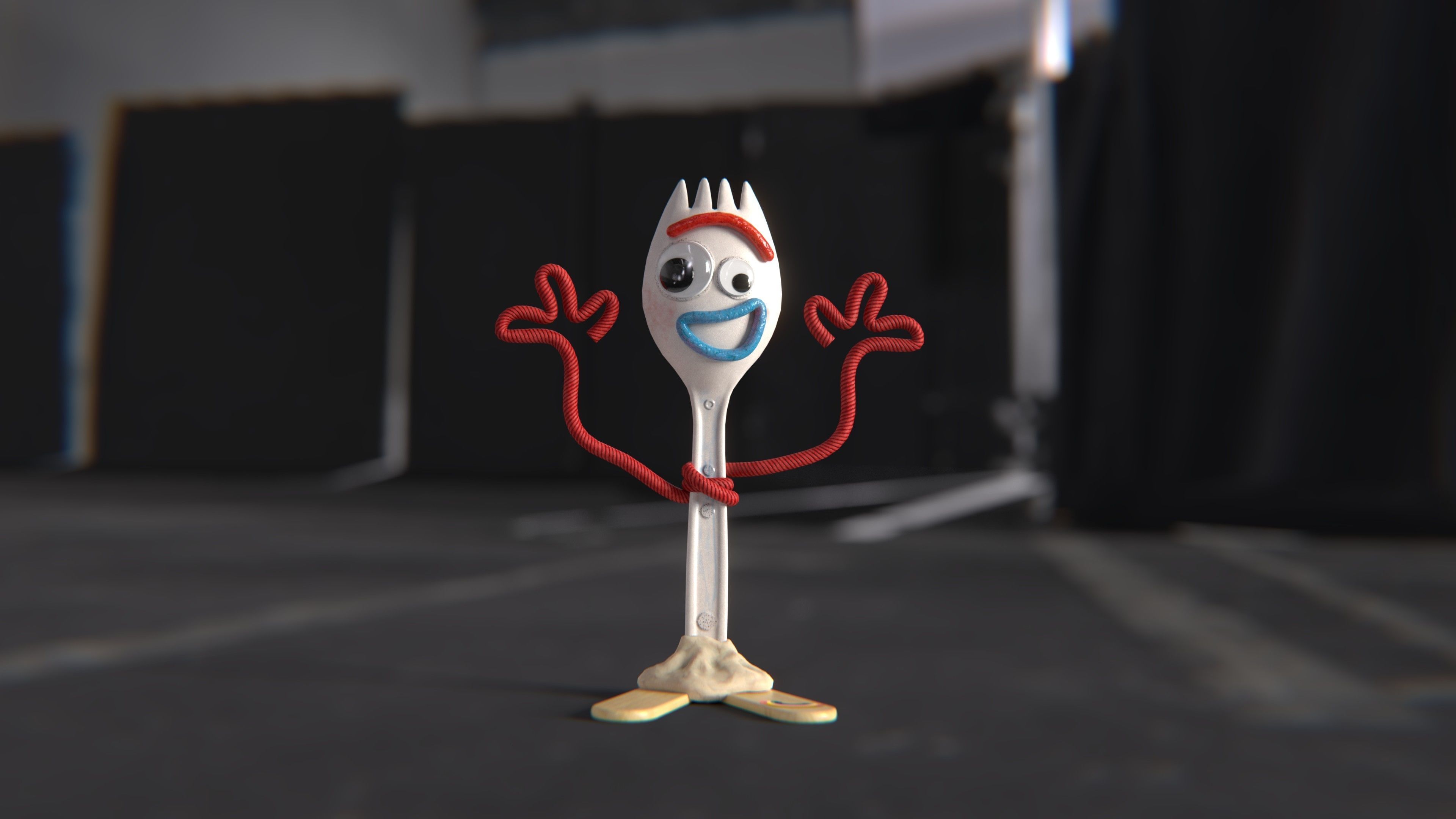 Toy Forky Low-poly 3D model_1